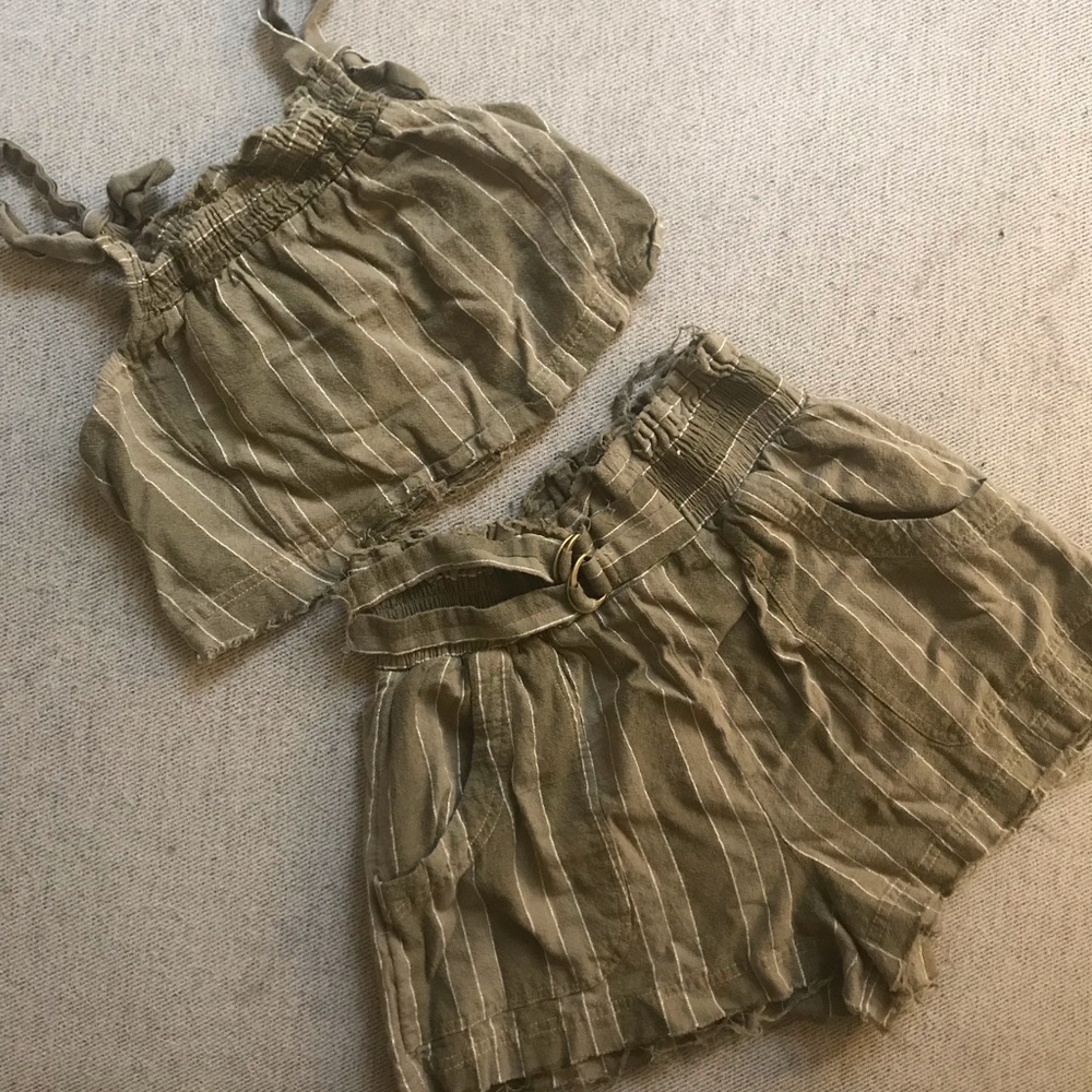 Free People Two Piece Boho Set